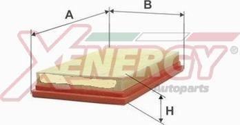 AP XENERGY X1591241 - Въздушен филтър vvparts.bg