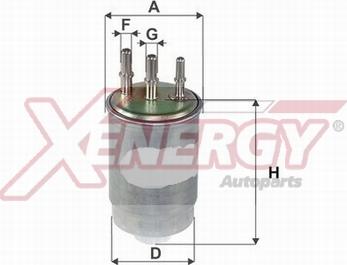 AP XENERGY X1598421 - Горивен филтър vvparts.bg