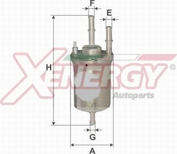 AP XENERGY X1598362 - Горивен филтър vvparts.bg