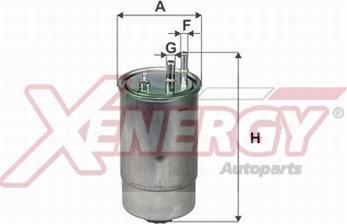 AP XENERGY X1500411 - Горивен филтър vvparts.bg