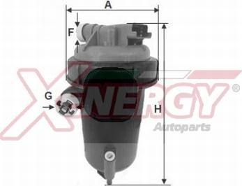 AP XENERGY X1514800 - Горивен филтър vvparts.bg