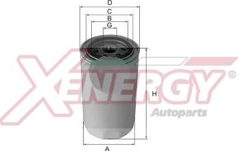 AP XENERGY X1510801 - Маслен филтър vvparts.bg