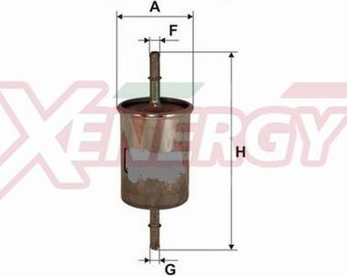 AP XENERGY X1510236 - Горивен филтър vvparts.bg