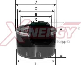 AP XENERGY X1512500 - Маслен филтър vvparts.bg