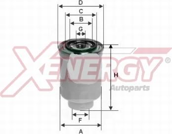 AP XENERGY X1537400 - Горивен филтър vvparts.bg