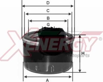 AP XENERGY X1537500 - Маслен филтър vvparts.bg