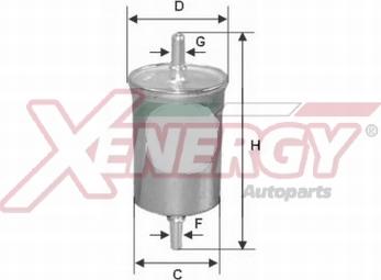 AP XENERGY X1574003 - Горивен филтър vvparts.bg