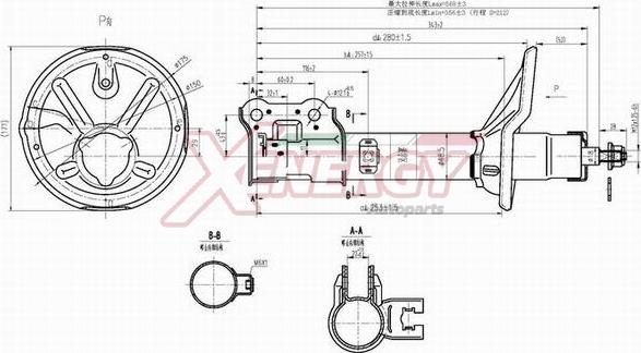 AP XENERGY X108332 - Амортисьор vvparts.bg