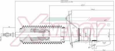 AP XENERGY X804335 - Амортисьор vvparts.bg