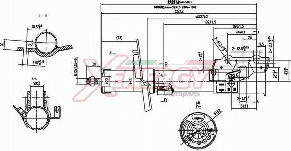 AP XENERGY X8042334 - Амортисьор vvparts.bg