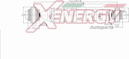 AP XENERGY X8001343 - Амортисьор vvparts.bg