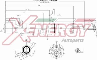 AP XENERGY X8015333 - Амортисьор vvparts.bg