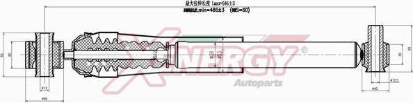 AP XENERGY X803553 - Амортисьор vvparts.bg