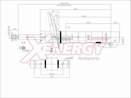 AP XENERGY X831334 - Амортисьор vvparts.bg