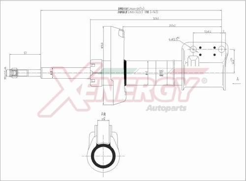 AP XENERGY X831333 - Амортисьор vvparts.bg