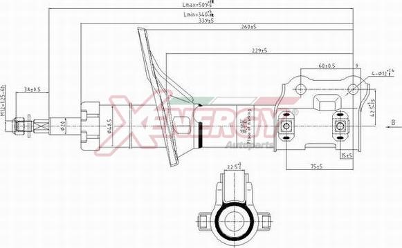 AP XENERGY X366333 - Амортисьор vvparts.bg