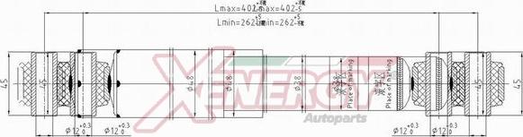 AP XENERGY X303443 - Амортисьор vvparts.bg