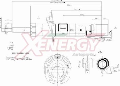 AP XENERGY X380333 - Амортисьор vvparts.bg