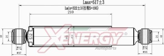 AP XENERGY X339341 - Амортисьор vvparts.bg