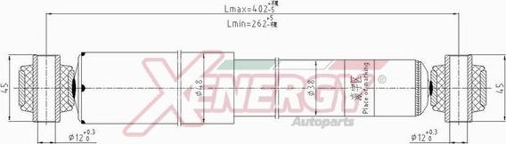 AP XENERGY X321343 - Амортисьор vvparts.bg