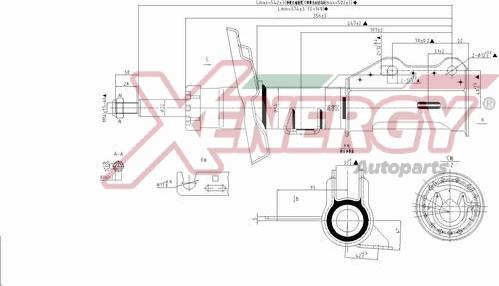 AP XENERGY X372339 - Амортисьор vvparts.bg