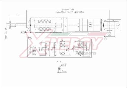 AP XENERGY X265343 - Амортисьор vvparts.bg