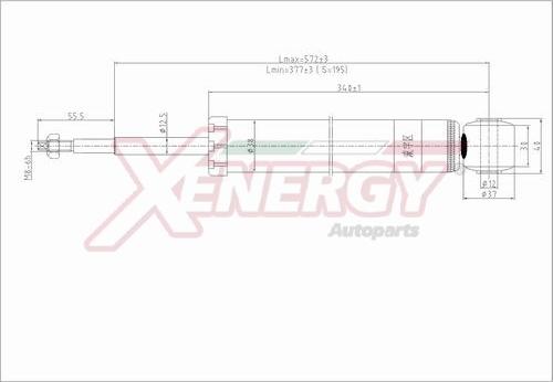 AP XENERGY X289343 - Амортисьор vvparts.bg