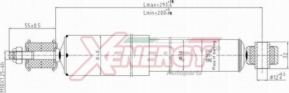 AP XENERGY X228553 - Амортисьор vvparts.bg