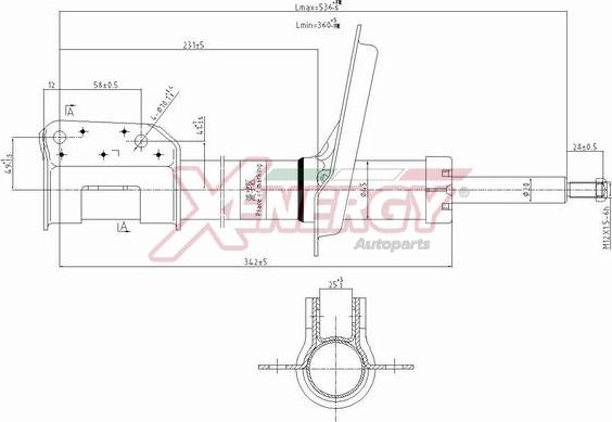 AP XENERGY X749333 - Амортисьор vvparts.bg