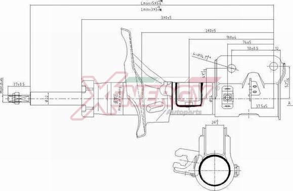 AP XENERGY X747339 - Амортисьор vvparts.bg