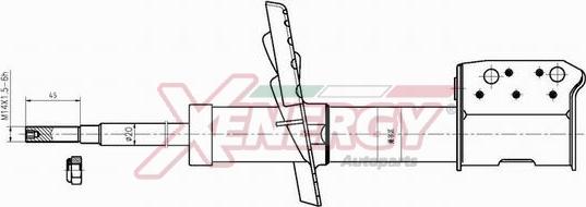 AP XENERGY X759338 - Амортисьор vvparts.bg