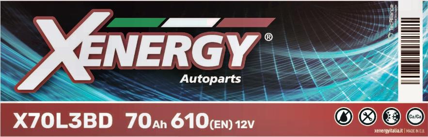 AP XENERGY X70L3BD - Стартов акумулатор vvparts.bg