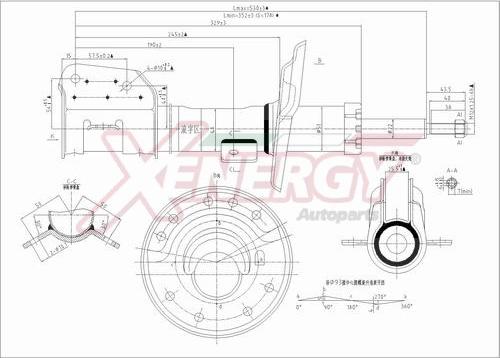 AP XENERGY X731339 - Амортисьор vvparts.bg