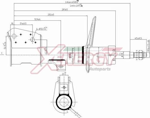 AP XENERGY X723333 - Амортисьор vvparts.bg