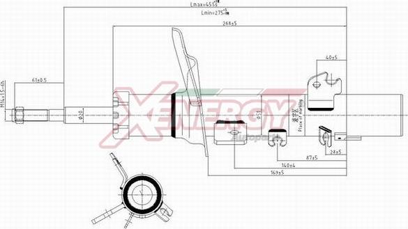 AP XENERGY X776333 - Амортисьор vvparts.bg