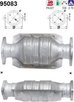 AS 95083 - Катализатор vvparts.bg