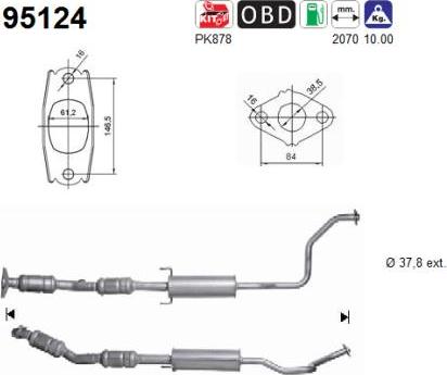 AS 95124 - Катализатор vvparts.bg