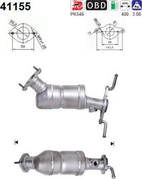 AS 41155 - Катализатор vvparts.bg