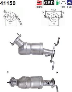 AS 41150 - Катализатор vvparts.bg