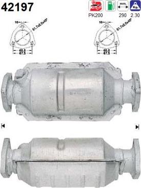 AS 42197 - Катализатор vvparts.bg