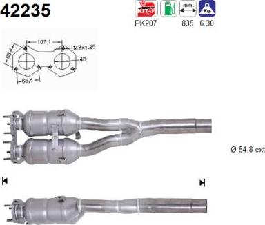 AS 42235 - Катализатор vvparts.bg