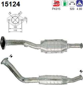 AS 15124 - Катализатор vvparts.bg