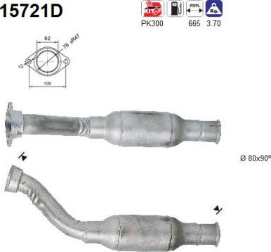 AS 15721D - Катализатор vvparts.bg