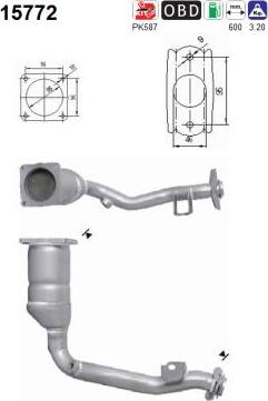 AS 15772 - Катализатор vvparts.bg