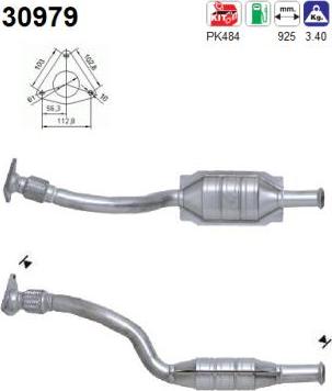 AS 30979 - Катализатор vvparts.bg