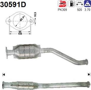 AS 30591D - Катализатор vvparts.bg