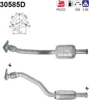 AS 30585D - Катализатор vvparts.bg