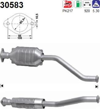 AS 30583 - Катализатор vvparts.bg