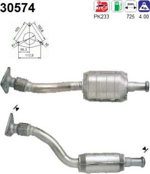 AS 30574 - Катализатор vvparts.bg