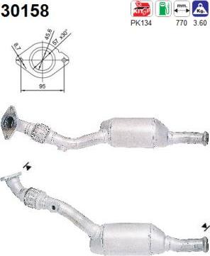 AS 30158 - Катализатор vvparts.bg